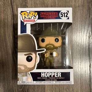 Funko Pop! Vinyl Figure Stranger Things Hopper #512 NIB